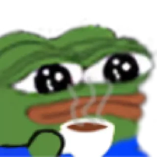 ☕️ emoji pepe и peepo  - для важных переговоров (почему рот Telegram sticker 13 of 26
