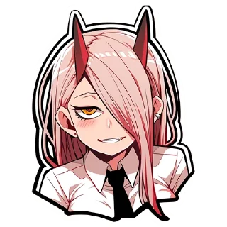 😏 emoji Chainsaw Man (@aiSTIKER) Telegram sticker 11 of 24