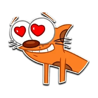 😍 emoji Cattdogg Telegram sticker 5 of 10