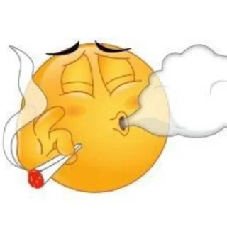 Sticker from weed