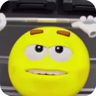 Sticker from emoji guy