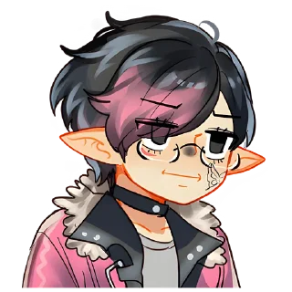 😏 emoji Амия Стелла @Nyasticks Telegram sticker 11 of 17