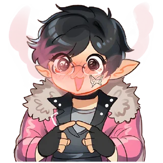 ☺️ emoji Амия Стелла @Nyasticks Telegram sticker 5 of 17