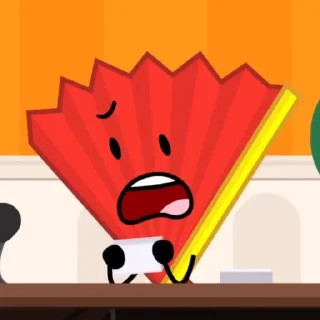 😰 emoji Fan Inanimate Insanity Telegram sticker 5 of 54