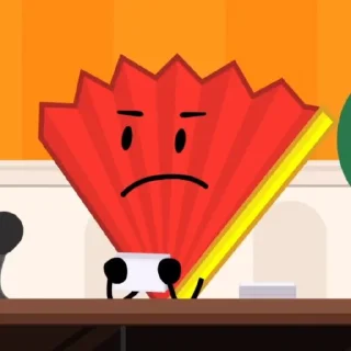 😐 emoji Fan Inanimate Insanity Telegram sticker 20 of 54