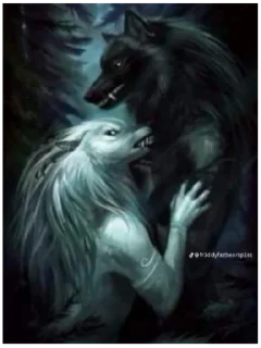 🐺 emoji Эмо вовк Telegram sticker 11 of 35