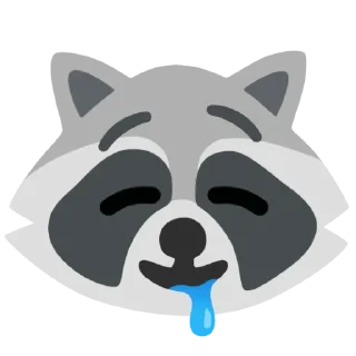 🌟 emoji Raccoon Telegram sticker 22 of 28