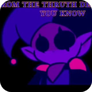 🌟 emoji Jevil The Jester @UndertaleDeltaruneStickersArts Telegram sticker 22 of 63