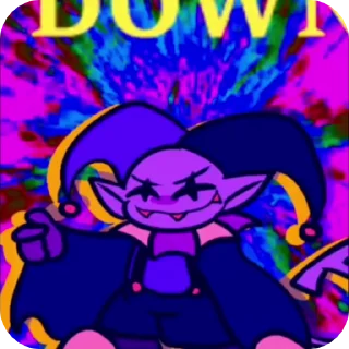 🌟 emoji Jevil The Jester @UndertaleDeltaruneStickersArts Telegram sticker 17 of 63