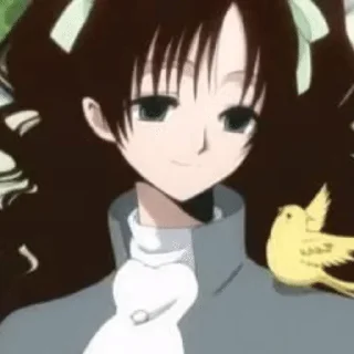 🌟 emoji Himawari Kunogi xxxHOLIC Telegram sticker 3 of 29