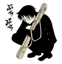 😐 emoji xxxHOLiC Telegram sticker 24 of 40