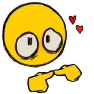 🥺 emoji Жёлтые Ёбла 3 @stickers_teleg_telegramstickeri Telegram sticker 19 of 36