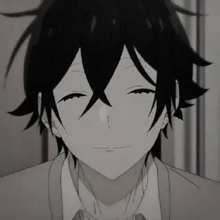 😊 emoji •°Miyamura Izumi°•   @anime_sticks Telegram sticker 20 of 42