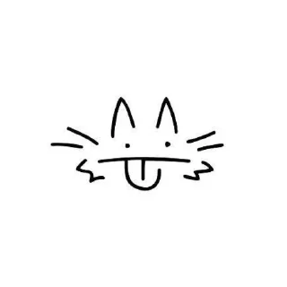😛 emoji gatitos | by @froggnassty Telegram sticker 9 of 64