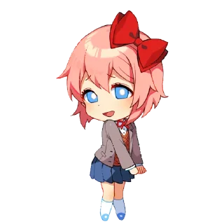 😅 emoji Саёри(Сайори) 🎀 Telegram sticker 21 of 40