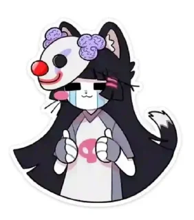 🤡 emoji Милки Telegram sticker 19 of 20