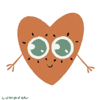 🧡 emoji Lisi’s daily mood Telegram sticker 6 of 14