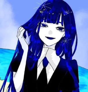 🎧 emoji Lapis lazuli Telegram sticker 10 of 19