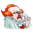 😫 emoji Pennywise Telegram sticker 21 of 25