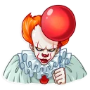 😈 emoji Pennywise Telegram sticker 7 of 25