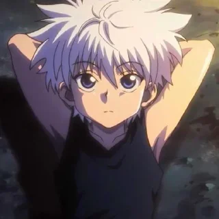 🖤 emoji killua Zoldyck @didntkill Telegram sticker 23 of 120