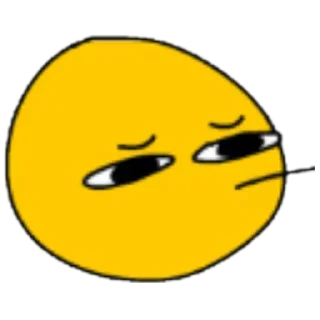 😐 emoji жёлтые ебала пнг @stolen_meme_s Telegram sticker 11 of 45