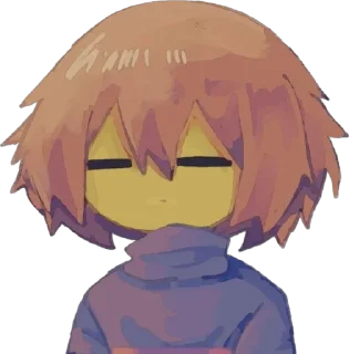 🌟 emoji Chara and Frisk Telegram sticker 13 of 25