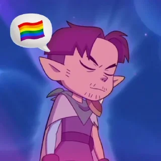 🏳️‍🌈 emoji homo Telegram sticker 22 of 78
