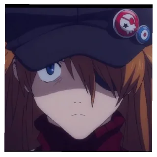 😄 emoji Evangelion Telegram sticker 13 of 52