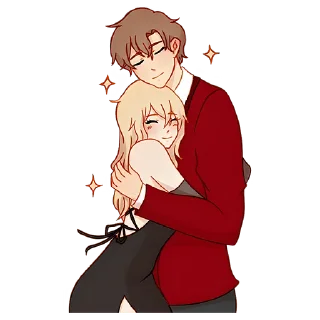 🥰 emoji Любовь в воздухе 4 @Nyasticks Telegram sticker 2 of 25