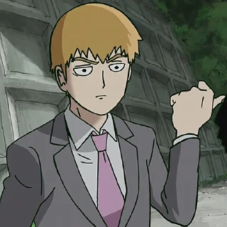 🍥 emoji Arataka Reigen by @diletantk0 Telegram sticker 10 of 120