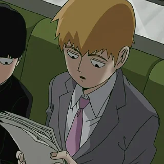 🍥 emoji Arataka Reigen by @diletantk0 Telegram sticker 6 of 120