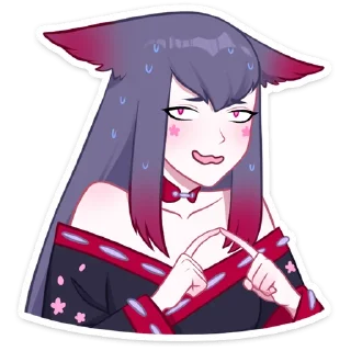 🥺 emoji Тёмная Мари (@TgSticker) Telegram sticker 8 of 48