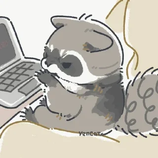 Sticker from yencats