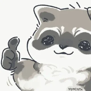 Sticker from yencats