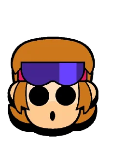 😰 emoji Buster Pins @BrawlStarsStik Telegram sticker 8 of 22