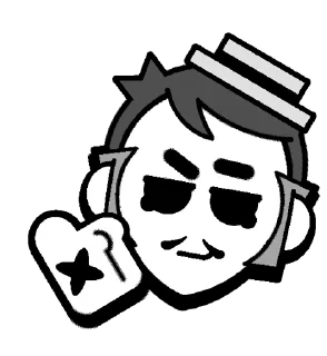 👍 emoji Gray Pins @BrawlStarsStik Telegram sticker 5 of 13