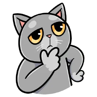 🤔 emoji Мистер Кокос - @kooky_illustrations Telegram sticker 16 of 30