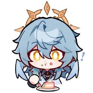 ❕ emoji Sunday chibi @stickersMH Telegram sticker 9 of 62