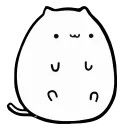 👎 emoji Round Pretty Cat @IMG2D Telegram sticker 7 of 20