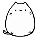 👐 emoji Round Pretty Cat @IMG2D Telegram sticker 14 of 20