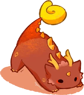 😊 emoji Малыш Моракс Telegram sticker 24 of 108