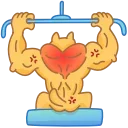 ❤️ emoji Doge Telegram sticker 24 of 35