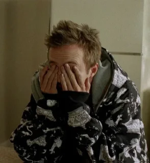 🫣 emoji Aaron Paul Telegram sticker 15 of 22