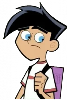 😕 emoji Danny Phantom by @Shtormcat Telegram sticker 24 of 69