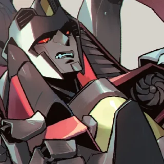 😒 emoji Starscream Telegram sticker 1 of 30