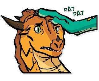 😕 emoji Wings of Fire: Derps & Faces Telegram sticker 20 of 66