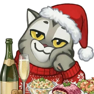 😏 emoji MooreNewYearStickers Telegram sticker 10 of 17