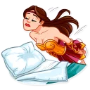 😪 emoji Warrior Queen Telegram sticker 16 of 35