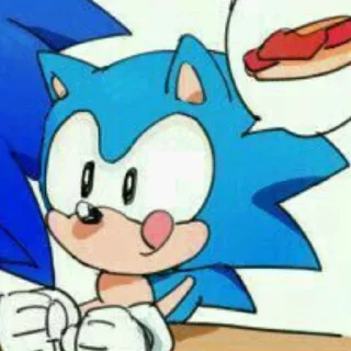 😋 emoji Classic Sonic by (@sonic_the_hednehog) Telegram sticker 8 of 40
